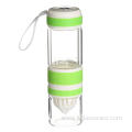 Brieftons Glass Water Bottles With Cleaning Brush